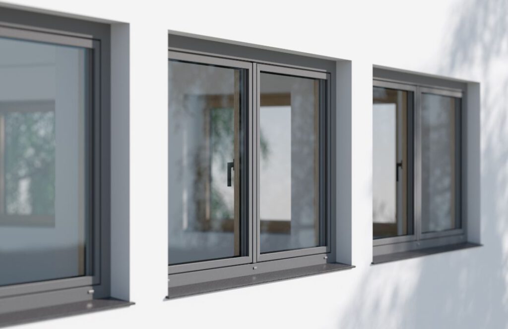 Professionelle Montage von Fenstern